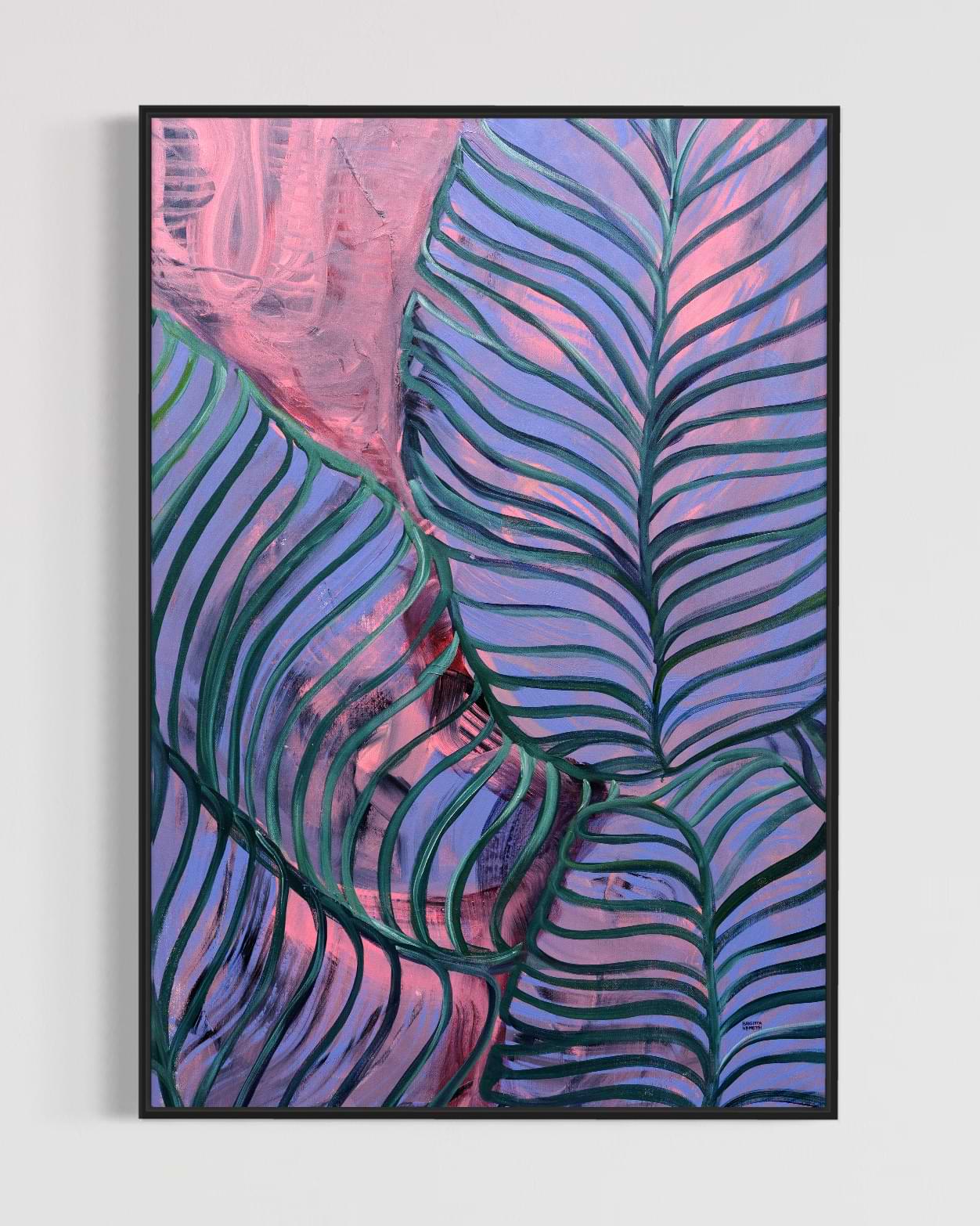 large-scale canvas art Giclée print#de:holzrahmen_schwarz,en:wood-frame_black