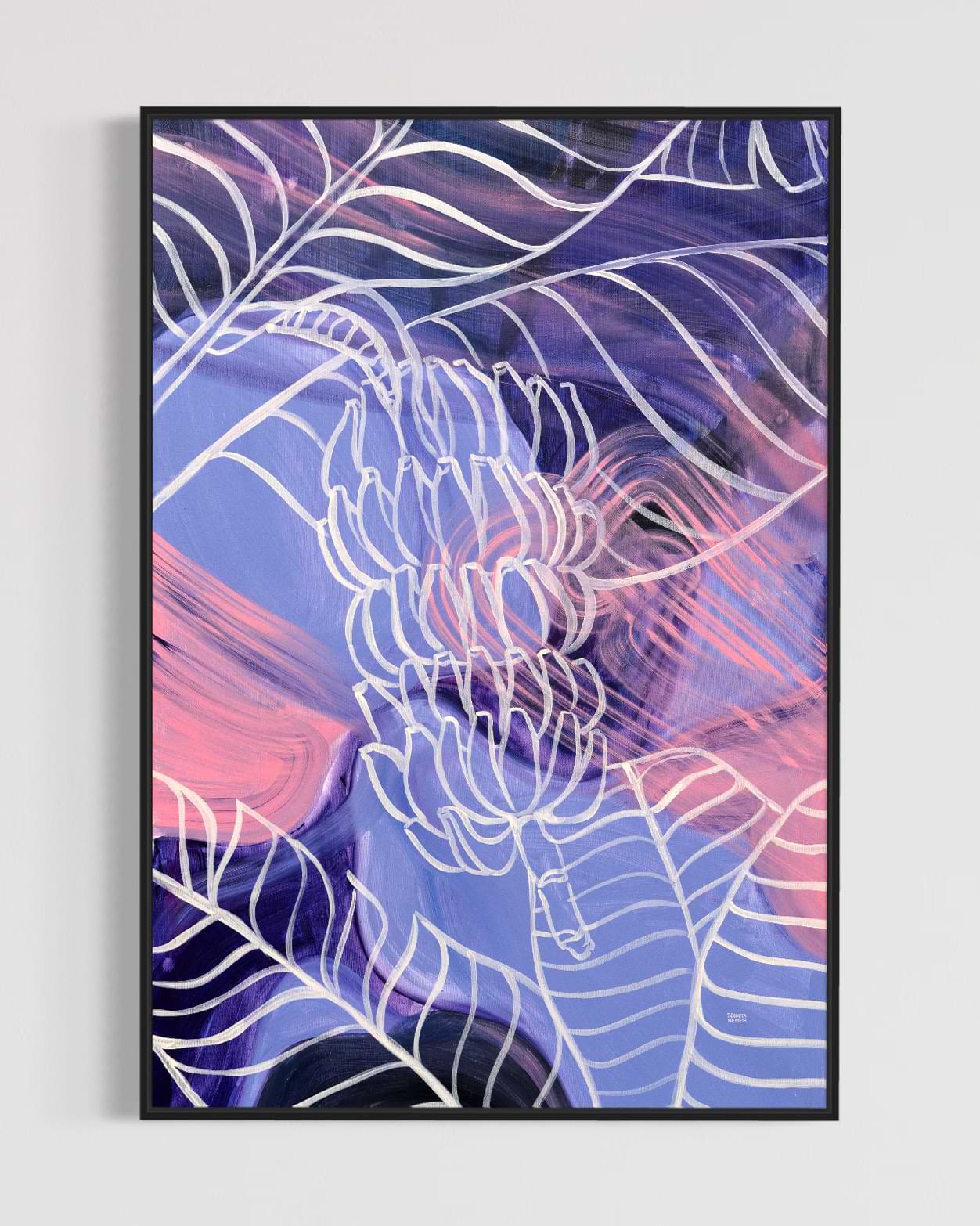 large-scale canvas art Giclée print#de:holzrahmen_schwarz,en:wood-frame_black